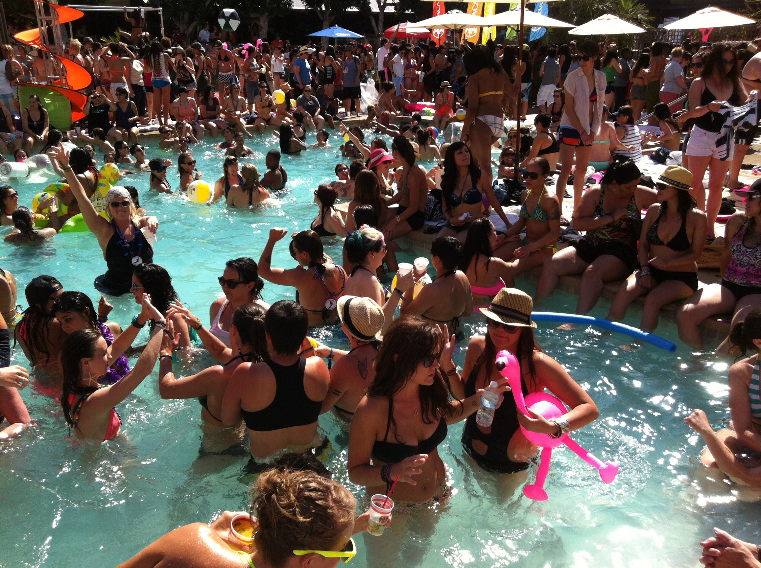 One of The Dinah's famed pool parties (Photo: Courtesy of The Dinah)