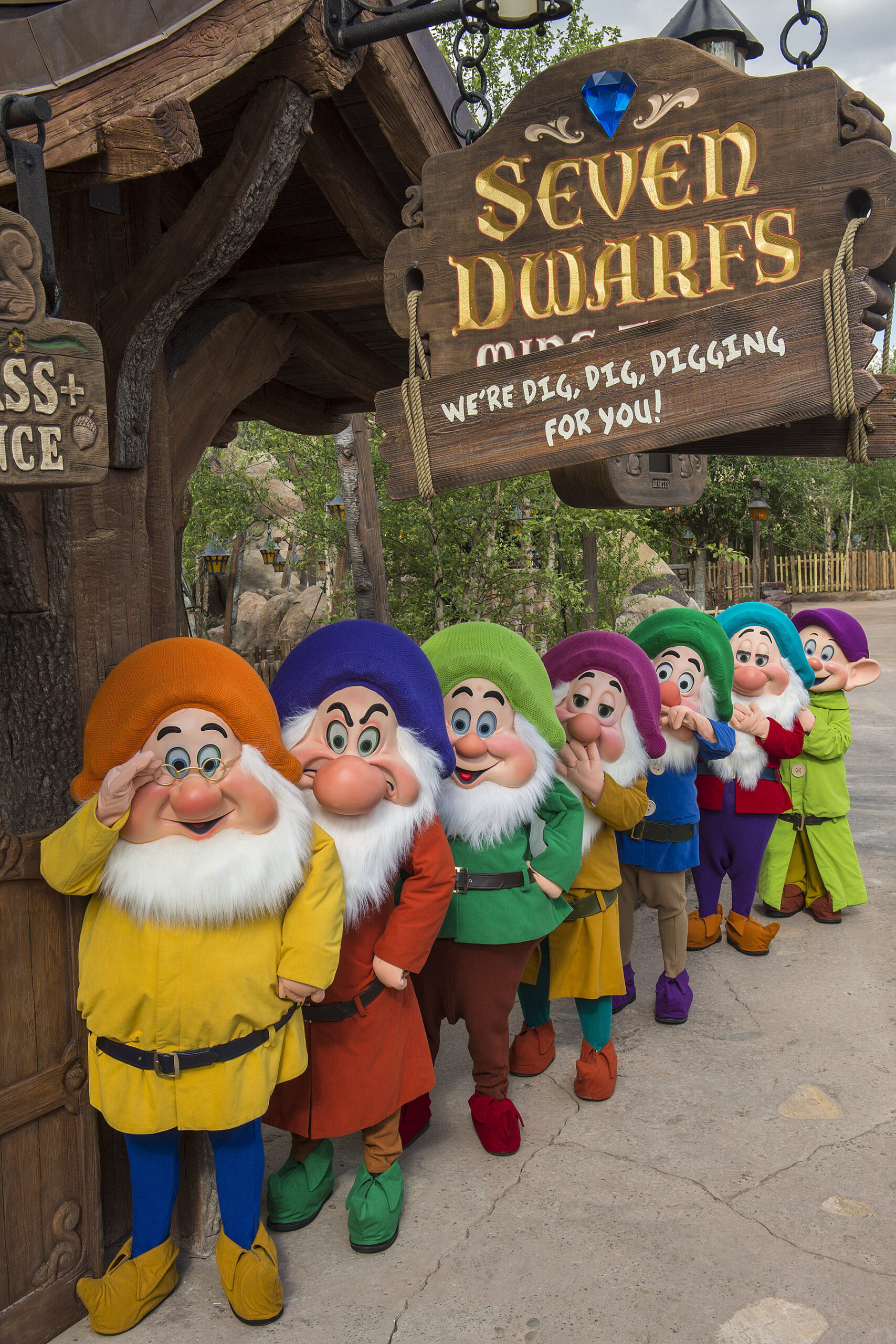 Be one of the first this summer to experience the Seven Dwarfs Mine Train, a twisting, glittering ride through the Snow White story. (Photo: Courtesy of Disney World)