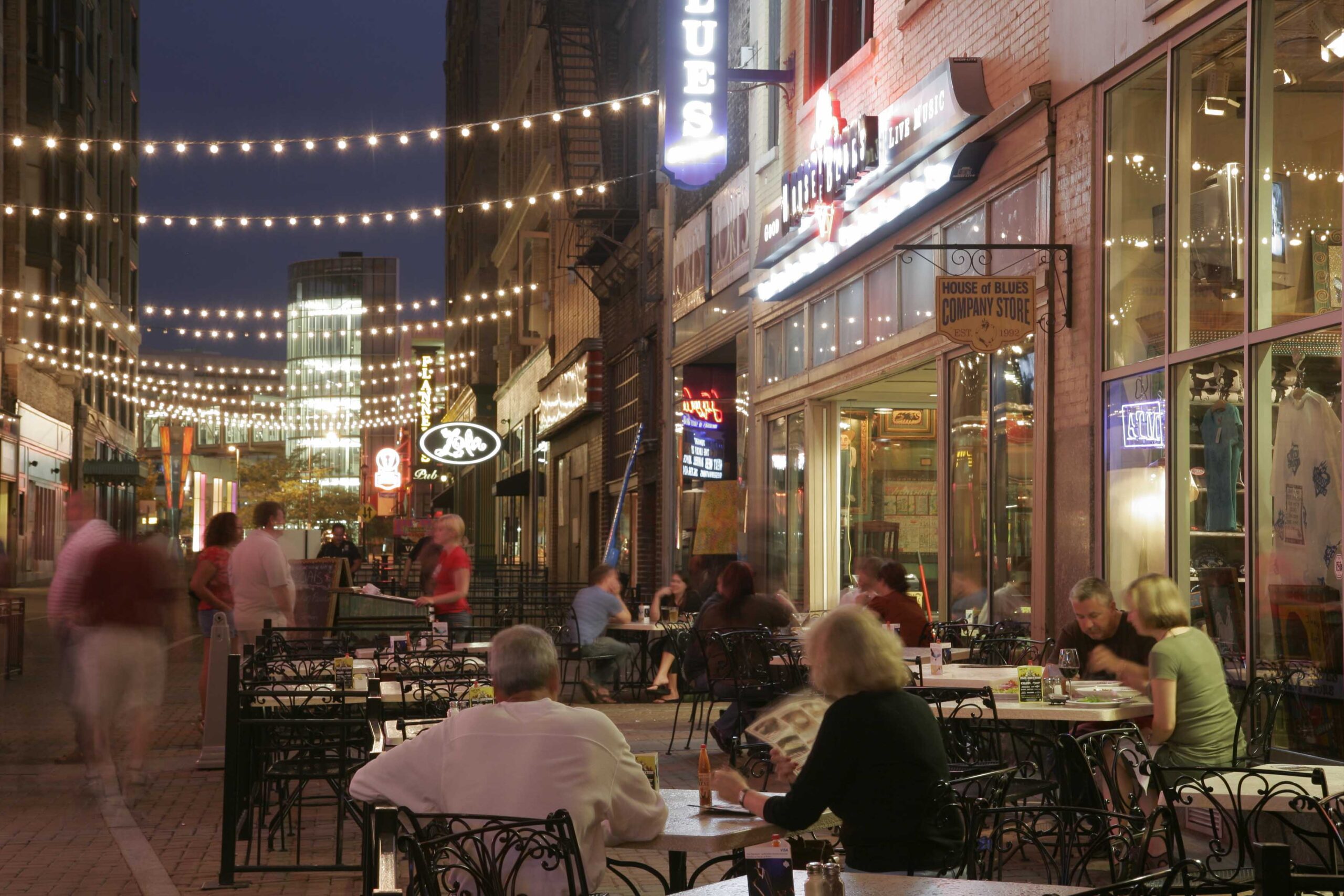 Cleveland's popular restaurant row East 4th Street (Photo: Jeff Greenberg)