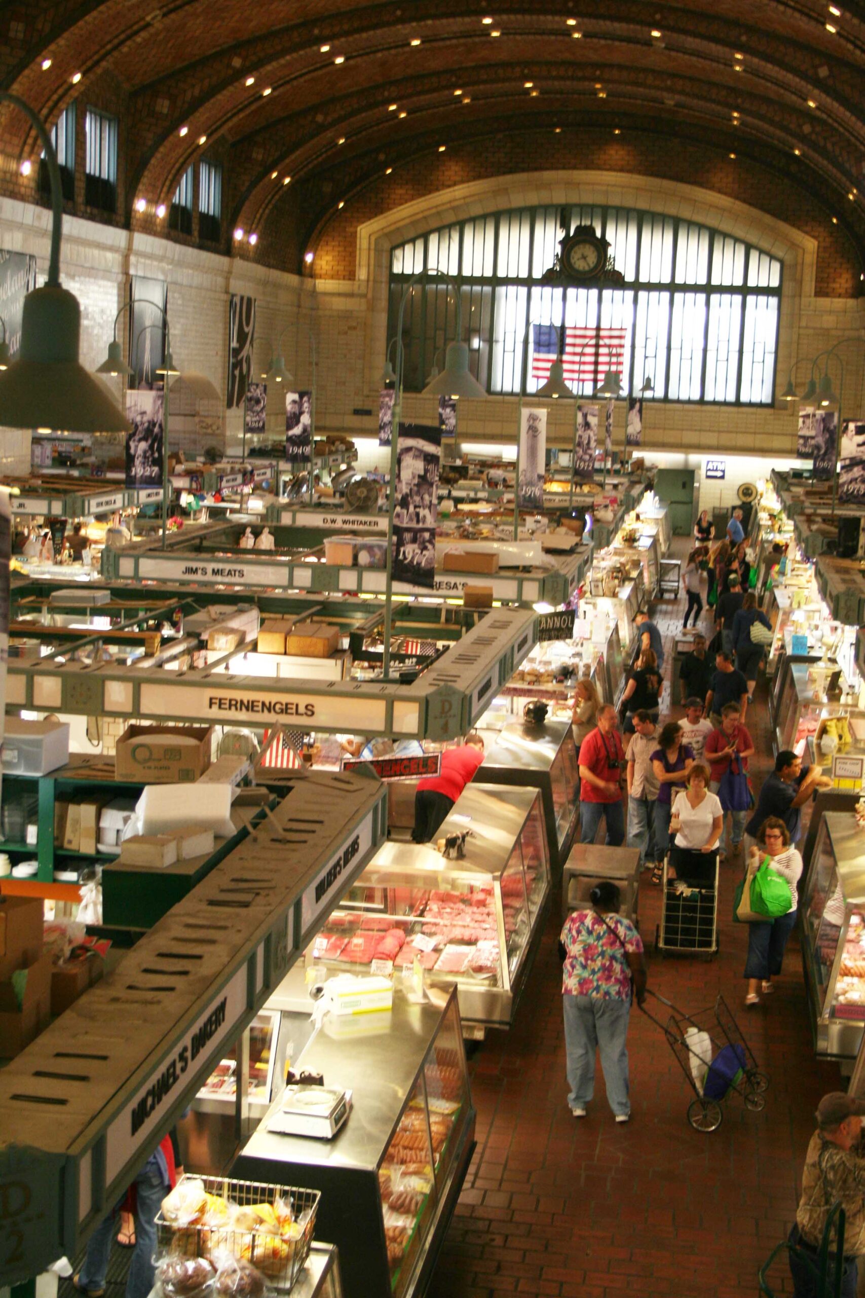 Inside the historic West Side Market in Cleveland, Ohio. (Photo: Heather Cassell)