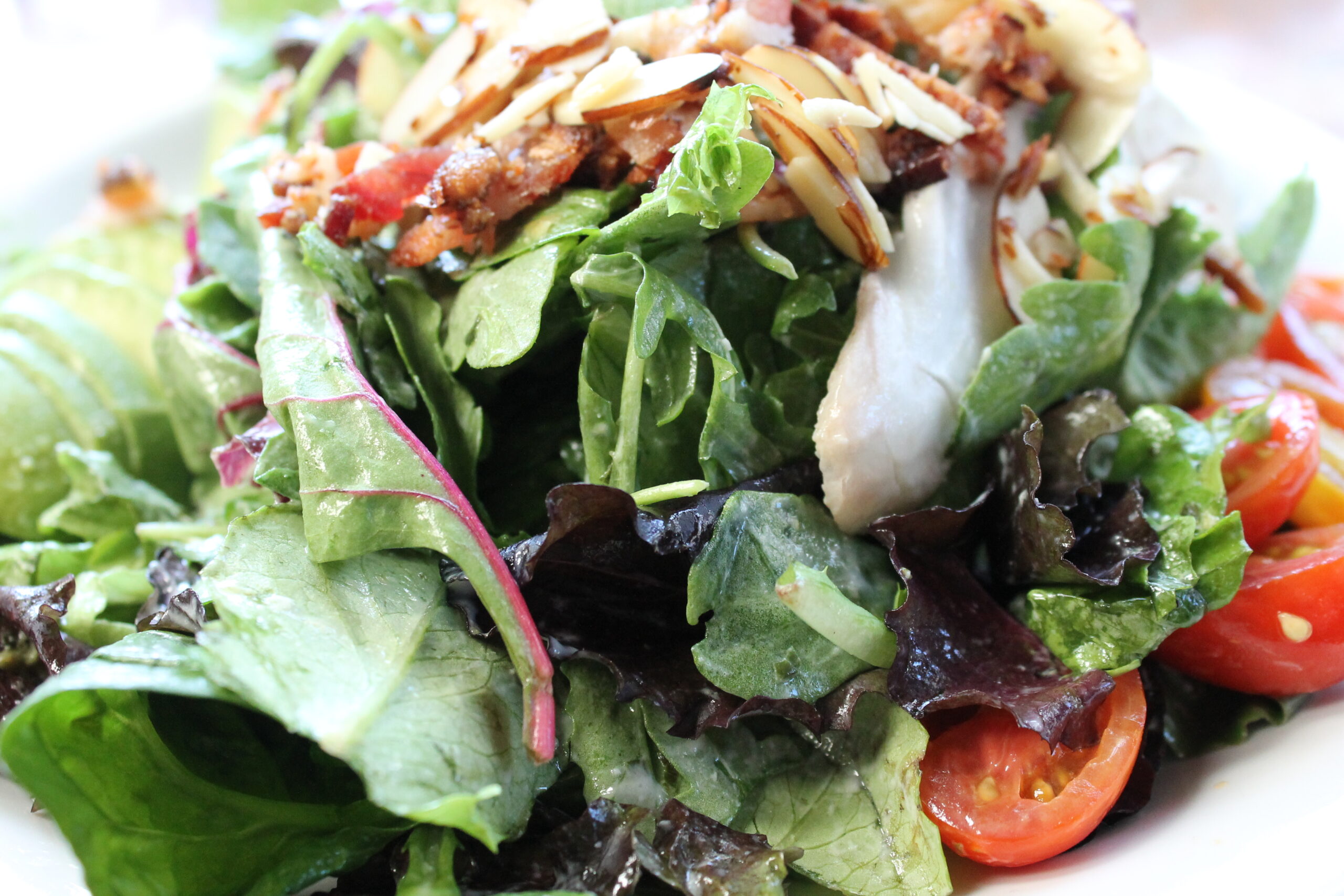 Café Flore's Pan Roasted Chicken Salad (Photo: Heather Cassell)