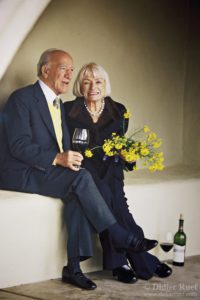 The late Robert Mondavi, who brought Napa’s wine region to the world, left, and Margrit Mondavi, right, the signora of wine. (Photo: Didier Ruef)