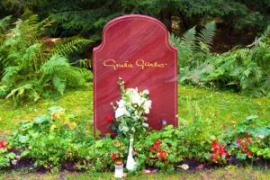 Movie and architecture affectionados will want to definitely stop and pay homage to Hollywood legend Greta Garbo at her gravesite, located at the UNESCO World Heritage Woodland Cemetery, also known as the Skogskyrkogården, located in the Enskededalen district south of central Stockholm. (Photo: Stephanie Brusig)