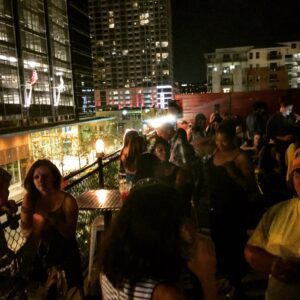 A night out on the town at Hangar Lounge in downtown Austin, Texas. (Photo: Super G)