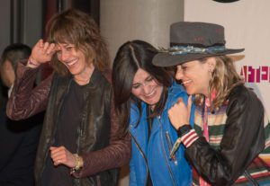X Names DJs Kate Moennig and Camila Grey with celebrity DJ Samantha Ronson on the red carpet at The Dinah 2016. (Photo: Girls That Roam / Pipi Diamond)