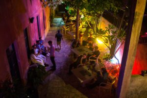 Relax on the outdoor patio or see live music inside during many evenings at K de Café located in the Colonial Zone of Santo Domingo, Dominican Republic. (Photo: Nicole Clausing)