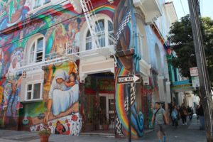 The MaestraPeace Mural that decorates two sides of the Women's Building in San Francisco celebrates the "courageous contributions of women through time and around the world." (Photo: Super G)