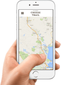 The California Cheese Trail app (Photo: Courtesy of California Cheese Trail)