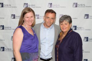 (left to right) Amy Everitt, executive director of NARAL Pro-Choice California; David Eigenberg, and Nancy Keenan (Photo: Lee Salem / NARAL Pro-Choice America)