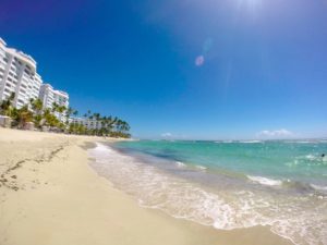 Popular with the locals, Boca Chica beach is golden, and the water is shallow and remarkably tranquil. (Photo: Pintrest)