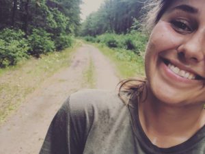 Sarah Jackson on The Great Trail in Canada. (Photo: Courtesy of Sarah Rose Daily)