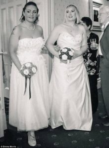 Jo, left, and her wife Emma Louise Morris, right, at their dream wedding. (Photo: Courtesy of Emma Louise Morris)