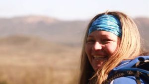 Stacey taking off along the Pacific Crest Trail in San Diego in March. (Photo: Courtesy of NBC San Diego )