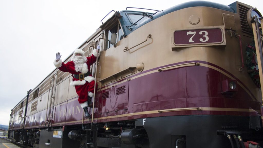 Napa Valley Wine Train's Santa Train