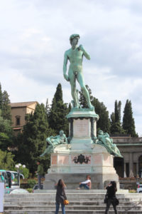 David at the Piazzale Michelangelo in Florence, Italy