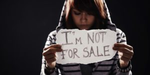 'I'm not for sale' end human trafficking 