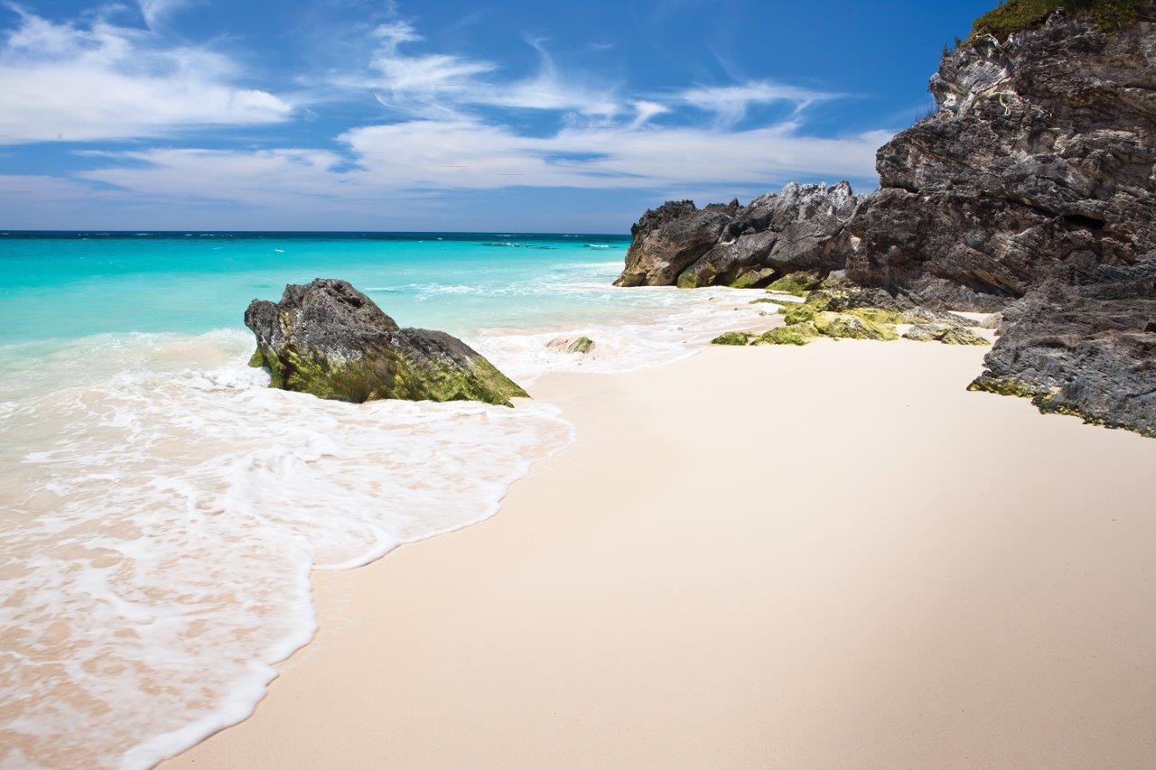 Bermuda pink sand beach