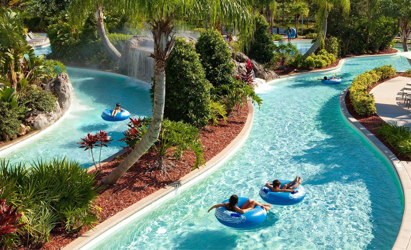 the Lazy River Carousel at the DoubleTree by Hilton Hotel Orlando at SeaWorld in Florida