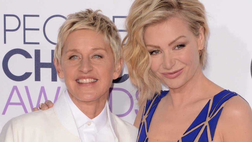 Portia de Rossi and wife Ellen DeGeneres