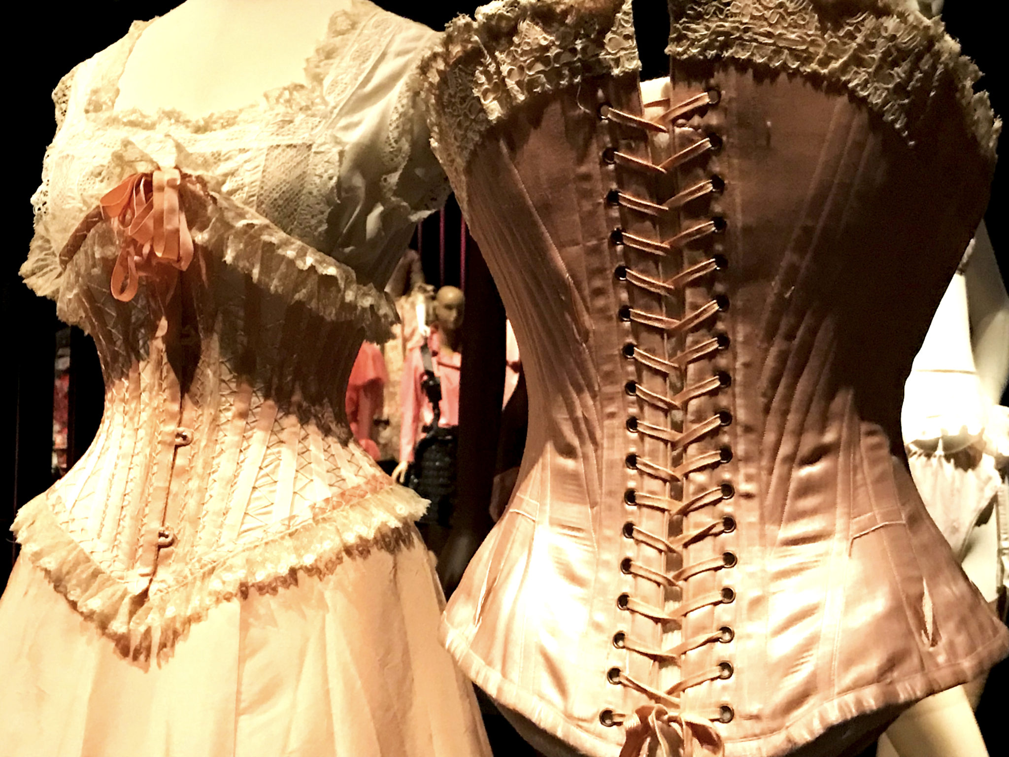 Jacques Fath and Jean Paul Gaultier corset designs