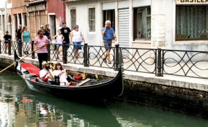 Couple gondola Venice